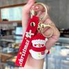 Adorable Snowman Keychain: Cartoon Pendant for Car or Backpack, Perfect Christmas Gift