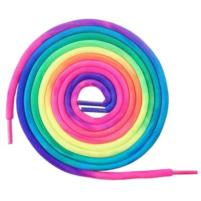 1 Paar modische Regenbogen-Schnürsenkel, runde Schnürsenkel für Schuhe, bunte Schnürsenkel, Stiefel, Turnschuhe, Schnürsenkel, 120 cm, 140 cm, Schnürsenkel