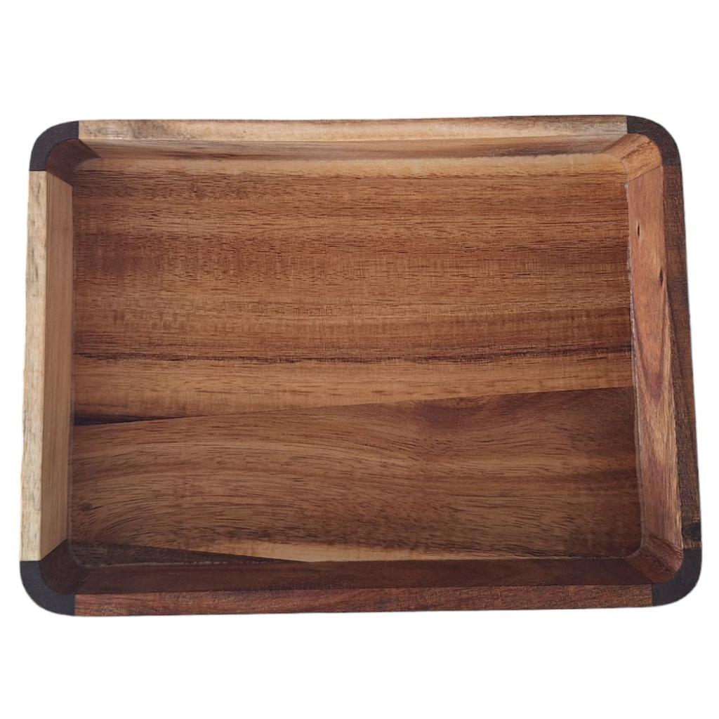 BREAKFAST TRAY WOODEN SERVING BOARD 24x17.7x4.5