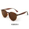 European and American personalized pin glasses legs sunglasses men's fashion round frame polarized sunglasses sunscreen sunshade glasses tide