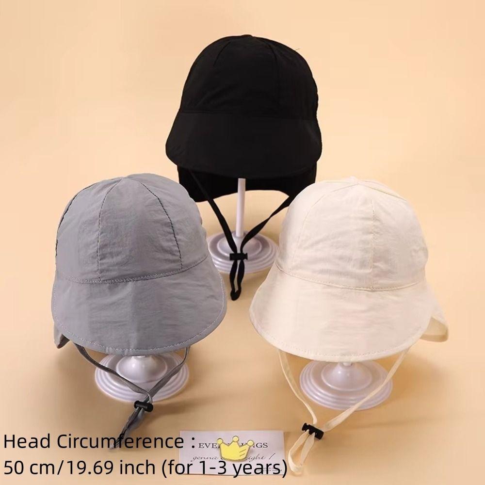 with Shawl Summer Baby Sun Hat Quick Dry UV Protection Hat New Outdoor Activities Cap  Beach