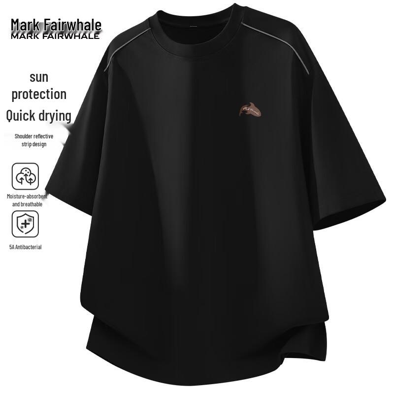 

Mark Fairwhale Men s American Color-block Quick-Dry T-Shirt 4XL