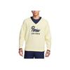 Paris Saint-Germain Tech Pack Series Football Pullover V-Neck Long Sleeve Knit Top Men Tops Snow-White FQ7801-744