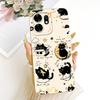 Soft Liquid Silicone Phone Case For Honor X6D Play 60A Black Cat Cartoon Dragon Animals Pattern Bumper For Enjoy 60A Back Cover