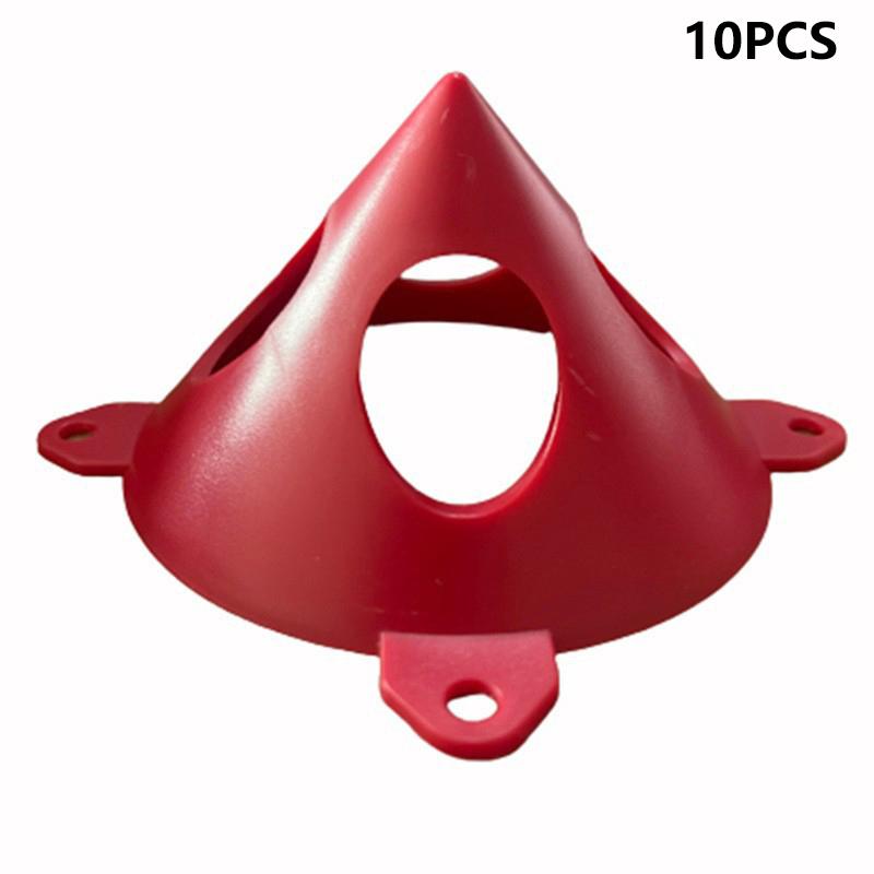 

10 шт. подставки для покраски мини-подставки для инструментов конические накладки ножки для шкафа заливка плотник деревообрабатывающие принадлежности красный
