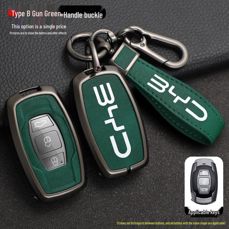 BYD Song, Tang Max, G5 Surui, E5 Sirui, G6 Qin Metal Key Case – Creative Car Shell Buckle (Old Models)