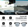 Sunglasses for Women and Polarized UV Face Slimming Suitable for and Outdoor Stylish P1152S64 [Cyxus] Men, Lenses, Protection, Effect, Fishing,