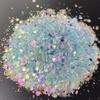 1kg Bag  Glitter Chunky Iridescent Holographic Glitter Bulk for Snow Globe Cup DIY Gift Craft Glitter