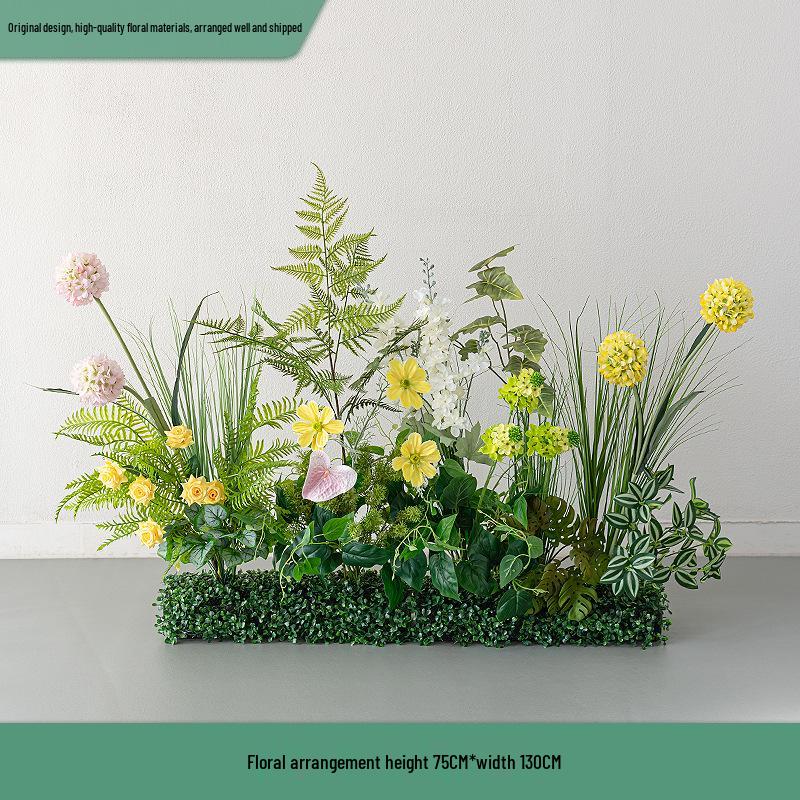 Greenery and Floral Art Installation for Open Spaces and Window Displays