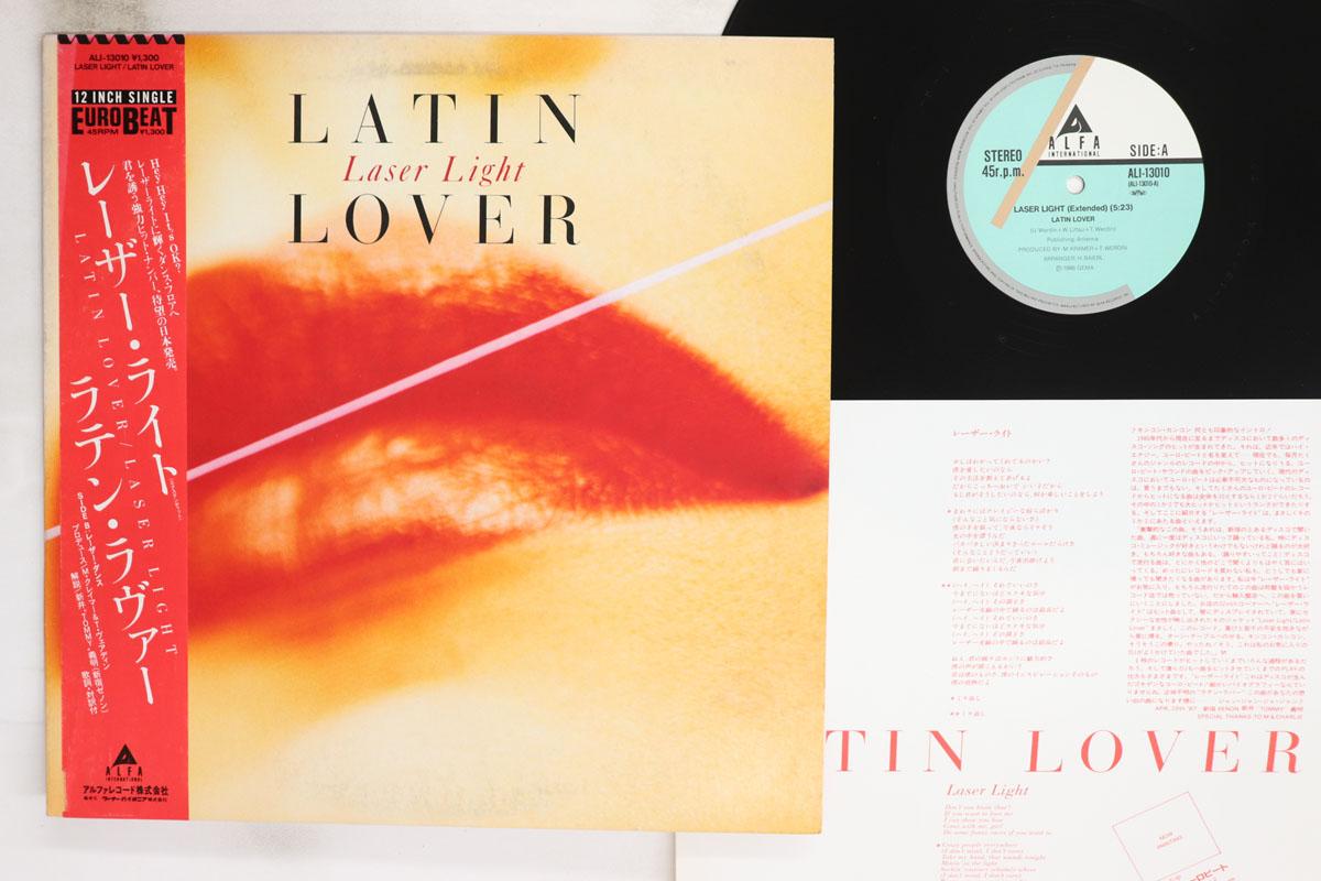 

12inch Record LATIN LOVER Laser Light Laser Dance ALI13010 ALFA INTERNATIO 1986 Japan Obi Dance Electronica Used