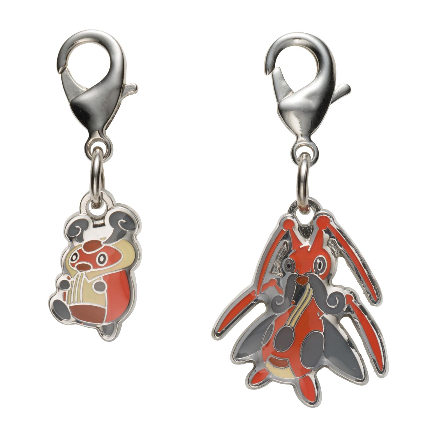 

[Pokemon] Pokemon Center National Pokedex Metal Charm - Kricketot (#401) & Kricketune (#402)