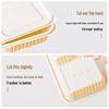 JingJingRS Corn Starch 5-Compartment Meal Box