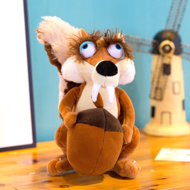 Peluche Cartoni Animati Era Glaciale Mammut Ripieno E Tigre dai Denti a Sciabola Animali Bambole Morbide Decorazione Stanza Regali di Compleanno Compagni di Gioco