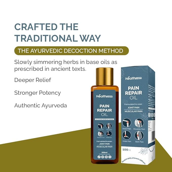 Pain Repair Oil Ayurvedic Pain Relief Oil for Joint Pain| Natural and Organic Ingredients| Fast Absorbing | 100 ML