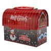 Christmas Piggy Bank HD Color Printing Exquisite Patterns Storage Candy Box with Iron Buckle Handle