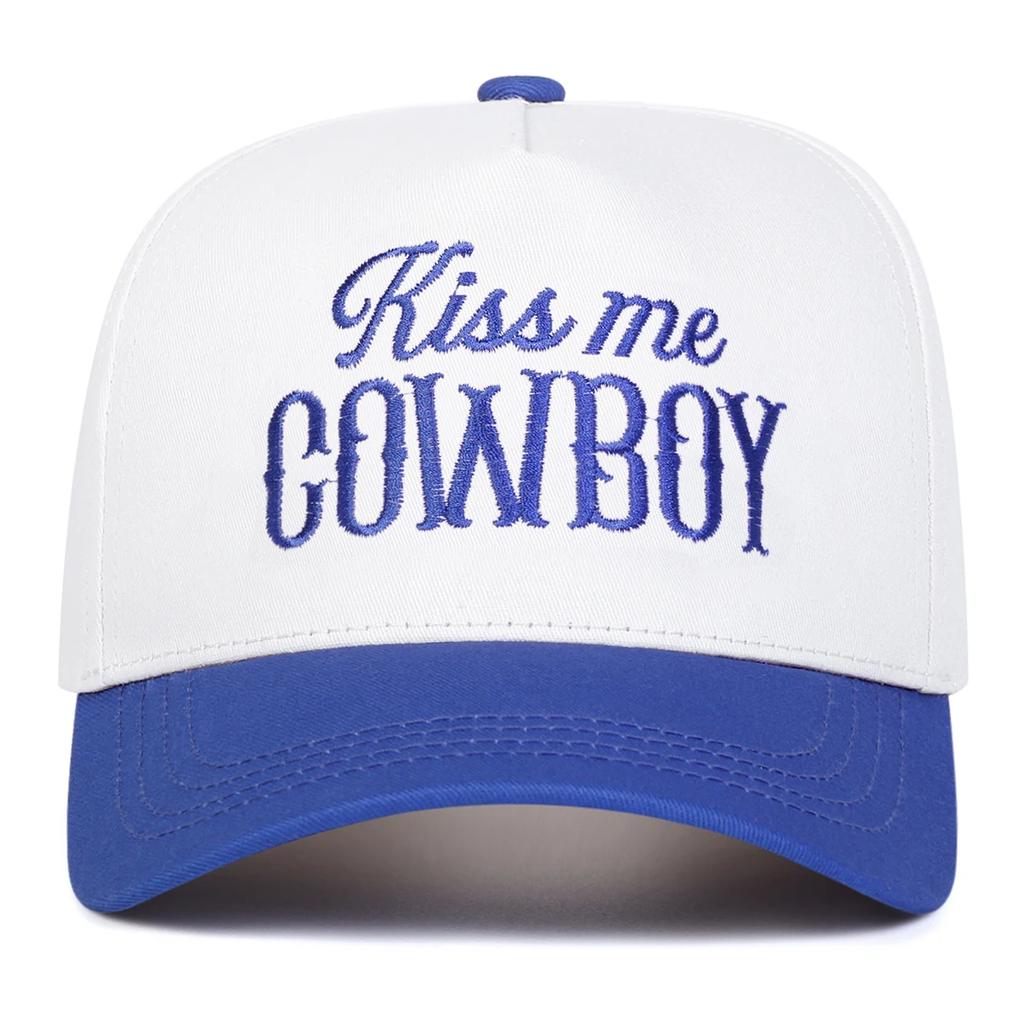 Unisex COWBOY Letter Embroidery Baseball Caps Spring Autumn Outdoor Adjustable Casual Hats Sunscreen Hat Sports Cap