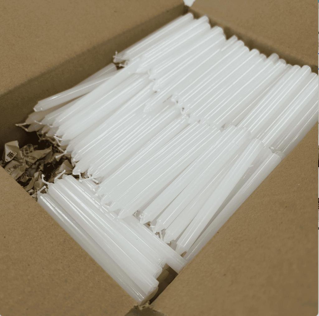 Yame Candles, 7 Sizes Available, Commercial Grade, Low Smoke, Indoor Use, Buddhist Altar Candles, Decorations (1.5 Candles, Approximately 530