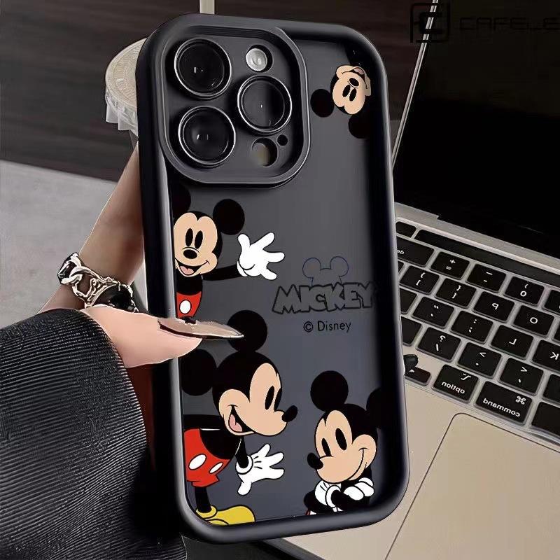 Dumb Mickey Is Suitable for Apple 16plus Mobile Phone Case 16promax Soft 13 New 12pro Cartoon X/xs
