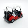 Detailed Miniature Golf Vehicle Alloy 1:20 Scale Golf Cart Pullback Toy Display Piece For Birthday Party Decoration