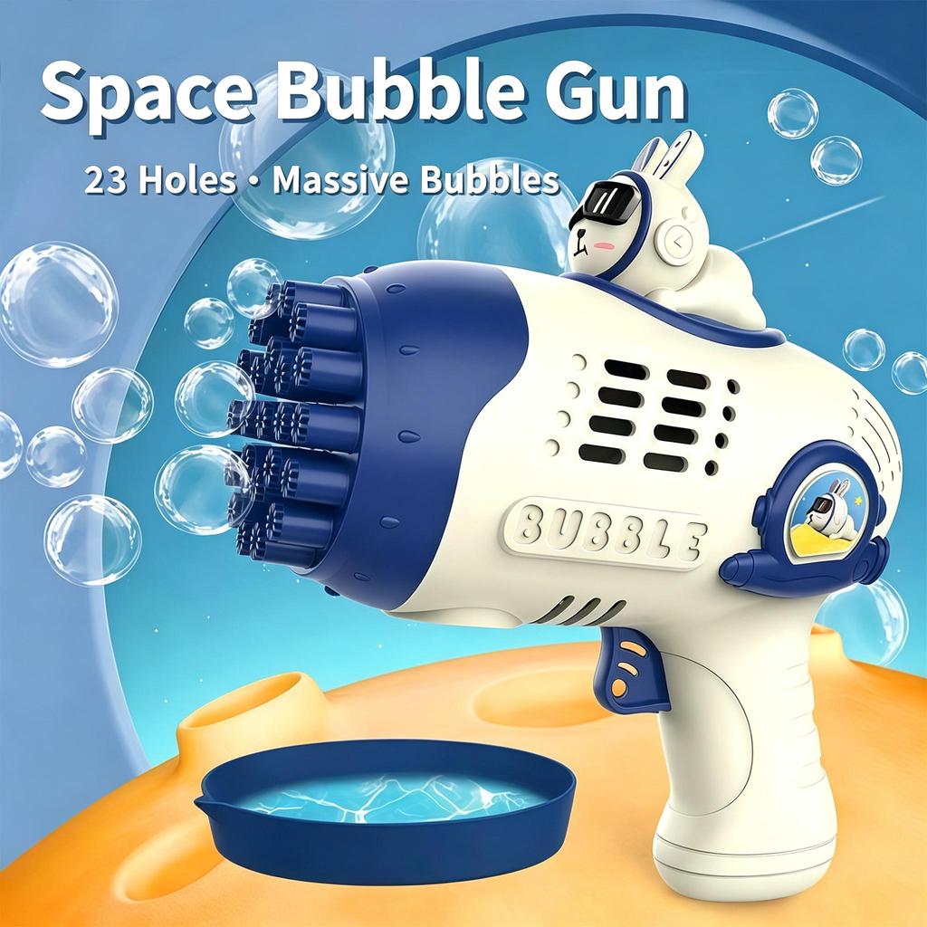Space Bubble Machine Automatic Bubble Gun Leak‑Proof Kids Toy Gift