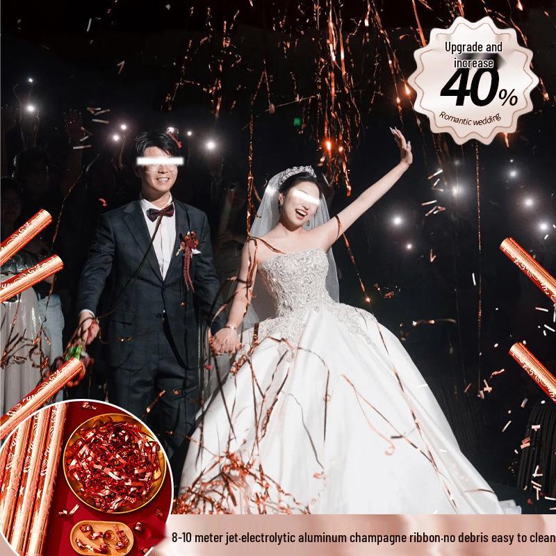 

Silver Meteor Shower Handheld Confetti Cannon - Wedding & Engagement Prop