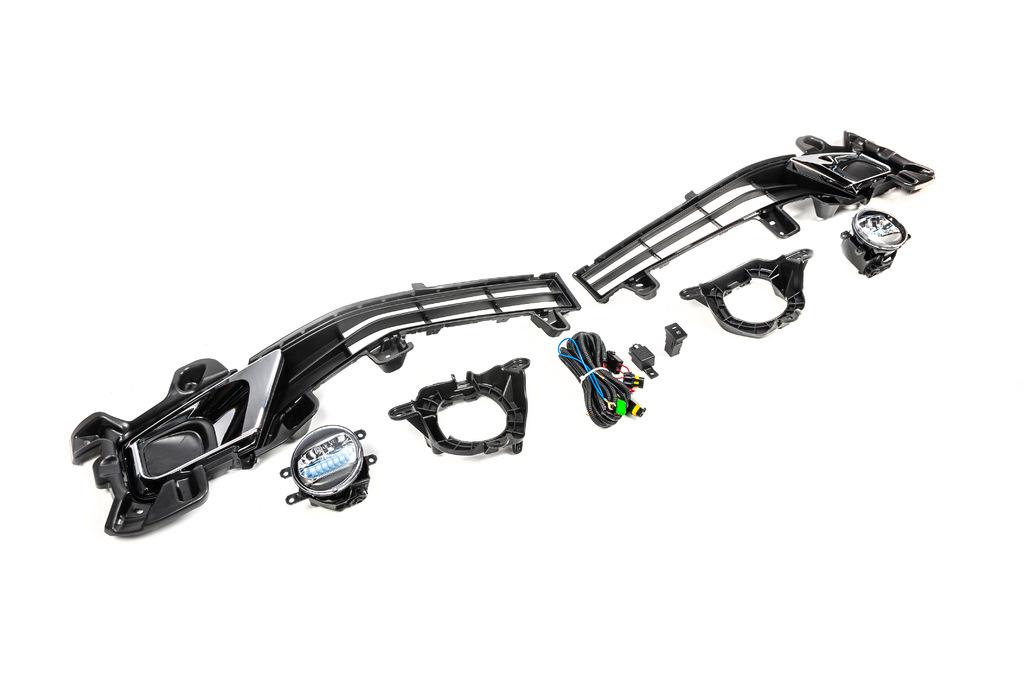 Противотуманки в сборе 2016-2025 (2 шт) для Toyota Land Cruiser 200