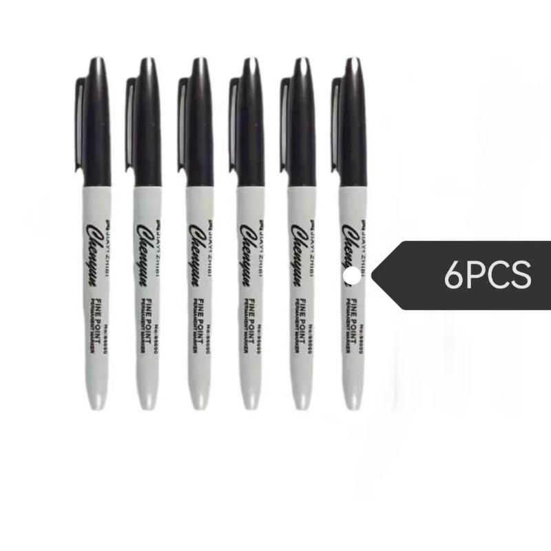9. Superior Permanent Black Marker with Fine Tip, Ideal for Drawing, Outlining - Quick Dry and Waterproof