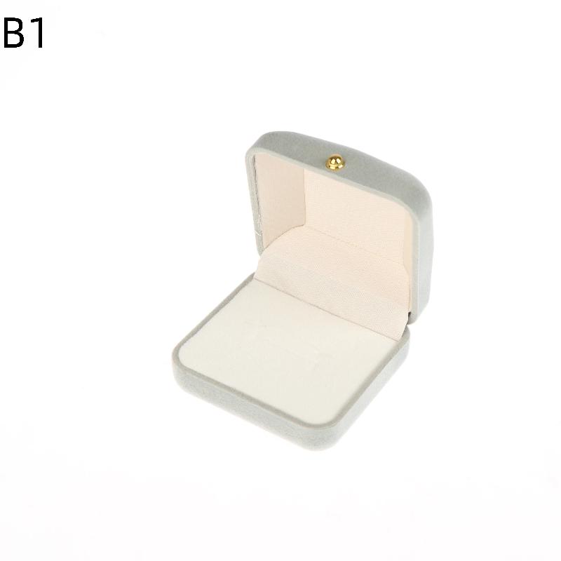 Velvet Jewelry Box Rings Necklaces Earrings Pendants Storage Box For Women Jewelry Packaging