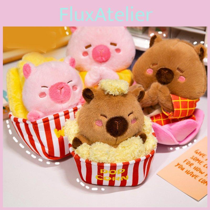 Joyful Capybara Plush Toy Ultra Soft Cuddly Animal For Couples And Snack Lovers In Adorable Designs