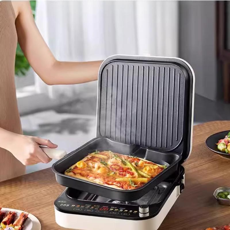 Household Double-sided Heating Pancake Pan Deepened Enlarged Removable Washable And Detachable