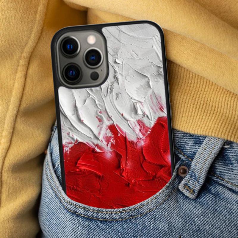 Poland Flag Soft Phone Case for iPhone 17 Air 16e Pro max 15 Pro 13 14 Plus 11 12 MagSafe Magnetic Coque