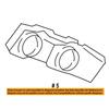 1Pair Front Left & Right Bumper Bracket for Ford Mustang 2015-2017 FR3Z17C947B,