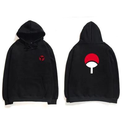 Módní ležérní mikina s kapucí pro muže, mikina s dlouhým rukávem a motivem Ninja Sasuke, pro páry, mikiny a svetry
