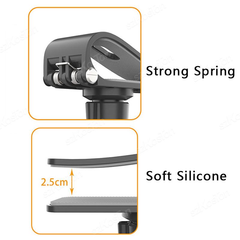 Sun Visor Phone Holder For Action Cameras GoPro 13 12 11 10 Insta360 X4 X3 DJI OSMO Action 5 4 Driving Video Recording Equipment