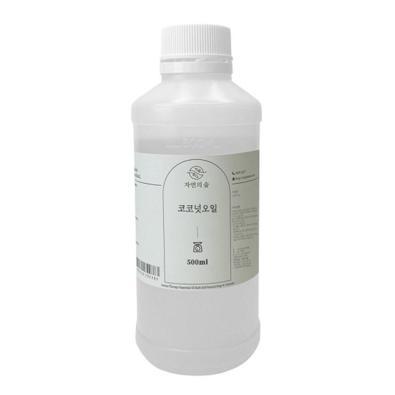 Coconut Oil 500ml Coconut Natural Plant-based Moisturizing Oil Handmade Nara, 1 pcs, 500ml