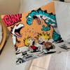 Anime C-Calvin And H-Hobbes Cushion Cover Inches Farmhouse Decor Home Throw Pillow Covers For Couch Decorations