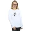 Disney Womens/Ladies Minnie Mouse Love Cherub Sweatshirt