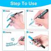 Double Line Outline Markers, 36 Colors Super Squiggles Shimmer Outline Marker Pen Set, Self Outline