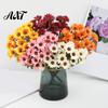 Lifelike Artificial Flowers for Home Decor Daisy Flowers, Realistic Plastic Floral Arrangements, Reusable Faux Flower Bouquet, Decorative Silk Wedding