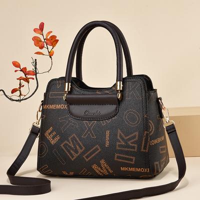 2025 Large-capacity Handbag Women's Bag Retro Versatile Shoulder Messenger Bag Texture Trend