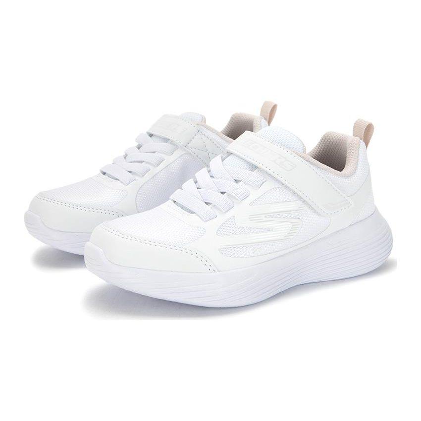 Skechers Go Run 400 V2 Cushioning, Wear Resistant Low Top Kids Lifestyle Shoes White Unisex 302429L-WHT
