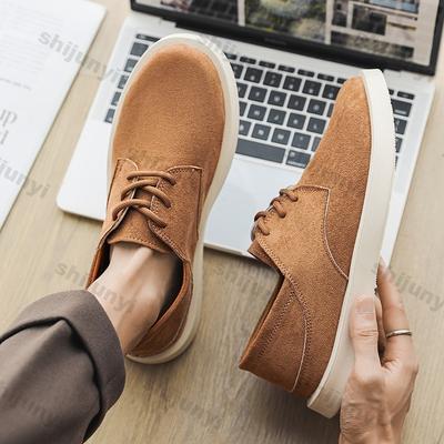 Mode 2025 Herbst Neue Retro Prägnant Designte Herren Low Top Freizeitschuhe Modetrend Vielseitig Bequem Rutschfest Schnür-Sneakers