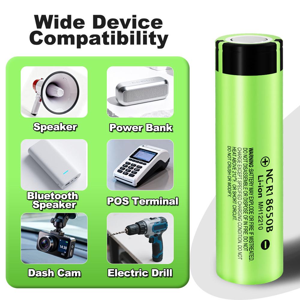 LiitoKala NCR18650B 3400mAh Battery, Model 34B