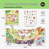 Kids' Educational Bubble Sticker Book: Animals, Dinosaurs & Transportation