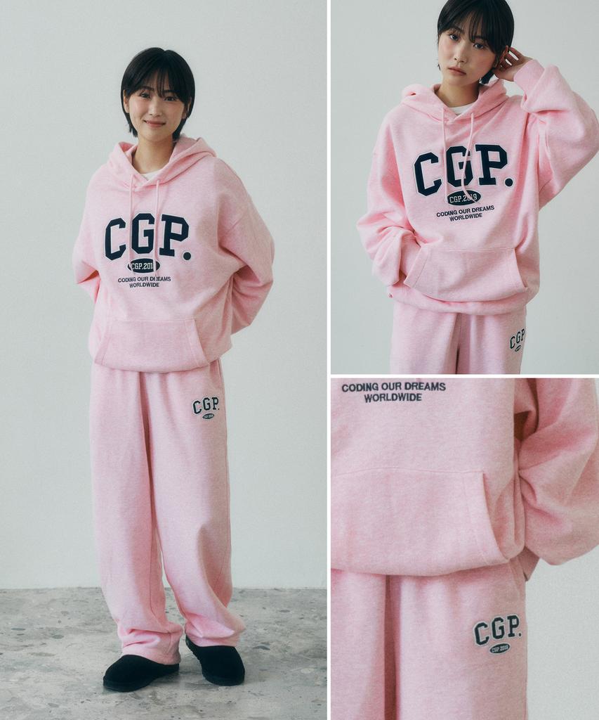 Cgp Arch Logo Hoodie_Pink