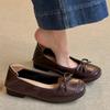 Spring Autumn Bow Women Flats Shoes Mary Janes Designer Trend New Loafers Outside Temperament Women Shoes Zapatillas