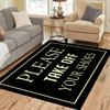 Black Carpet Stain-Resistant Doormat Fun Welcome Mat Outdoor Carpet Living Room Carpet Rug For Bedroom Home Decoration