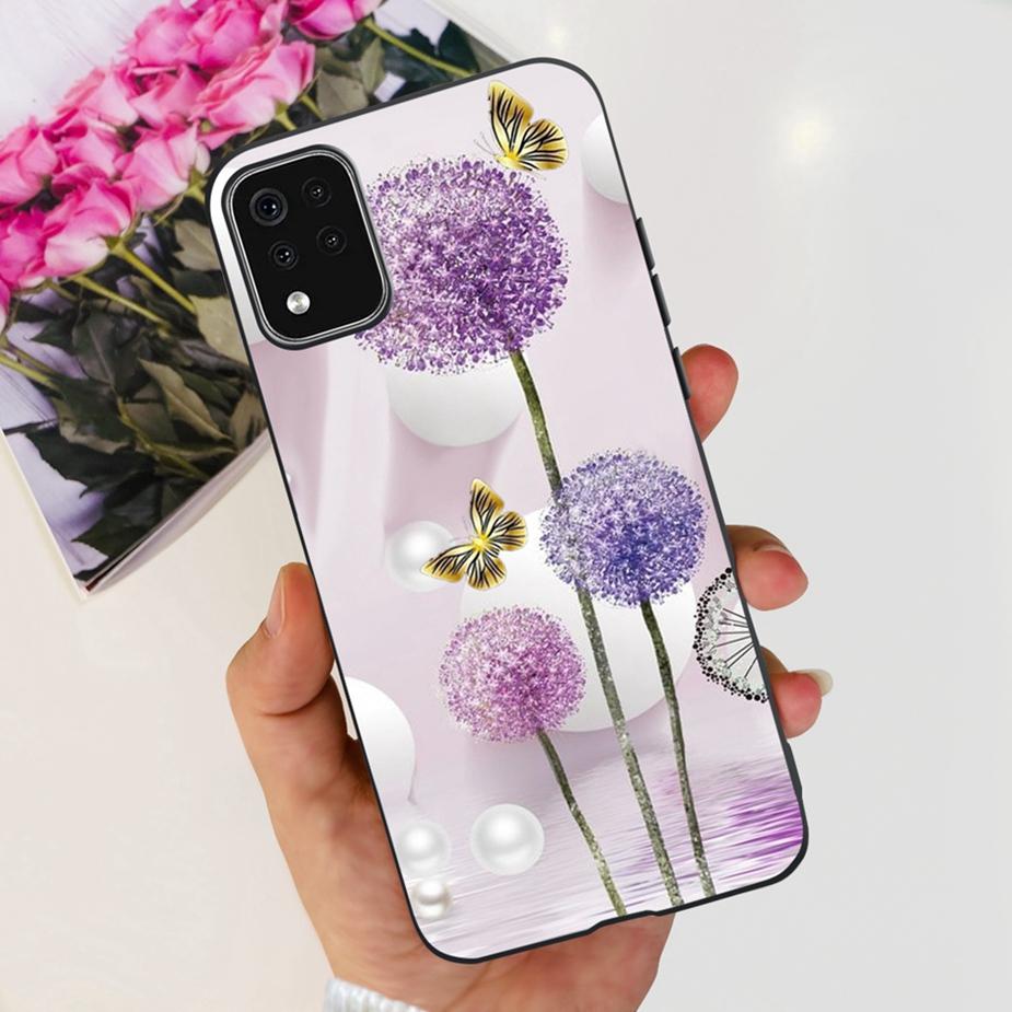 For LG K42 Case LM-K420 LMK420H Cute Fashion Painted Cover Soft Silicone Phone Case For LG K42 K 42 LGK42 Back Cover 6.6'' Coque