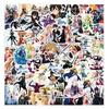 50pcs Sword Art Online Anime Stickers DIY Laptop Suitcase Luggage Skateboard Cartoon Asuna Kirito SAO Decals Gift Toy