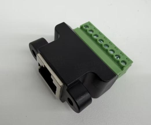 RJ45 to screw terminal Block 8p connector ethernet RJ45 Male Female to 8 pin screw terminal network adapter cable for CCTV DVR